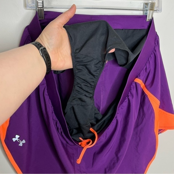 UNDER Armour Fly By 2.0 Athletic Shorts Loose Fit Running Inner Lining - Picture 5 of 7